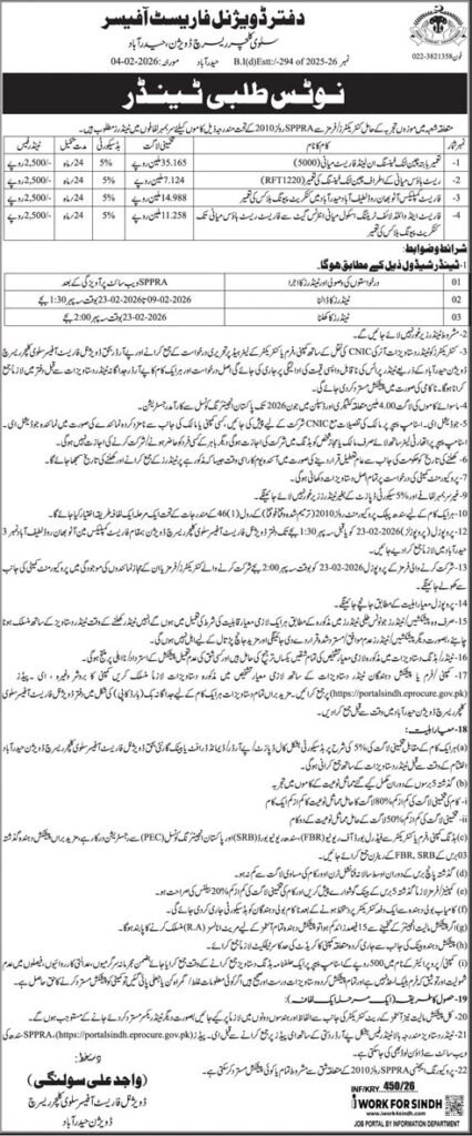 Divisional Forest Offices Hyderabad Pakistan