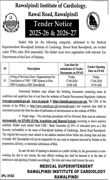 Rawalpindi Institute of Cardialogy Pakistan