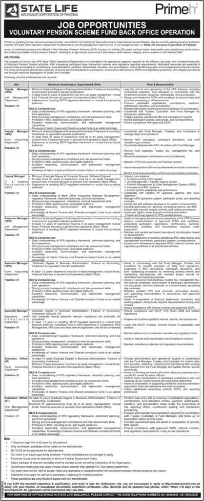 State Life Karachi Pakistan