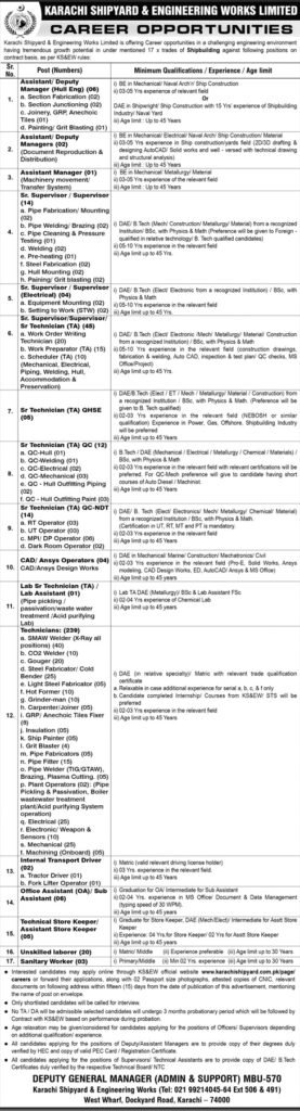 Karachi Shipyard & Engineering Works Ltd Pakistan