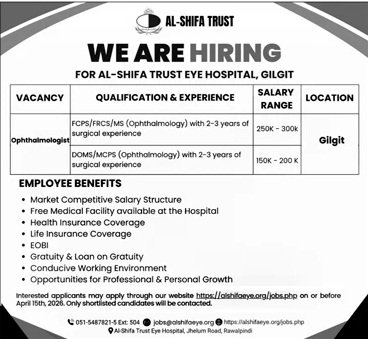 Al-Shifa Trust Gilgit Pakistan