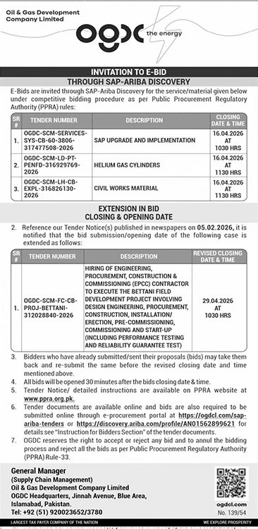OGDC Islamabad Pakistan
