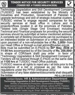 Technology Upgradation & Skill Development Company Lahore Pakistan