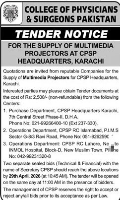 College of Physicians & Surgeons Karachi Pakistan
