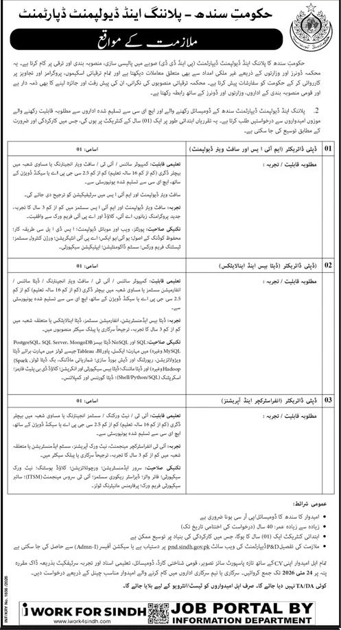 P&D Department Sindh Karachi Pakistan