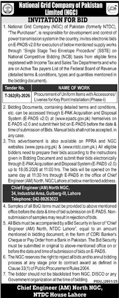 National Grid Company Lahore Pakistan
