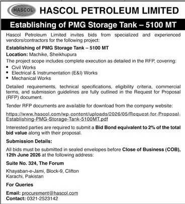 Hascol Petroleum Limited Karachi Pakistan