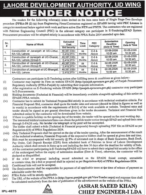 Lahore Development Authority Pakistan