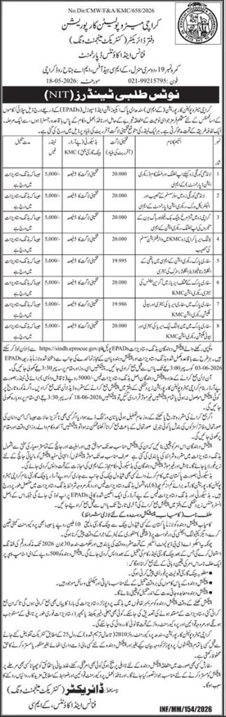Karachi Metropoliton Corporation Pakistan