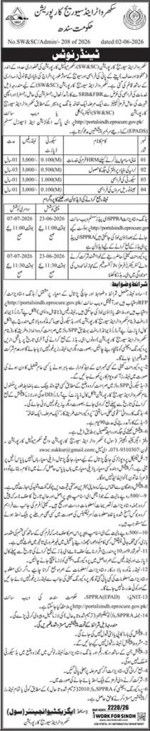 Sukkur Water & Severage Corporation Pakistan 